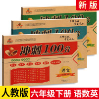 2021春荣恒冲刺100分六年级下册同步训练试卷语文数学英语3本人教版小学6年级专项练册单元测月考检测期末复资料模拟