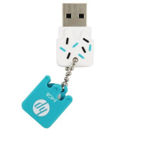 惠普(HP) 冰淇淋U盘(V178B)64GB 可爱情侣创意个性迷你车载/电脑两用优盘 v178 蓝色USB2.0