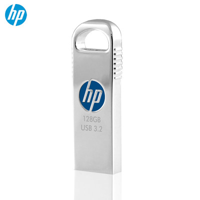 HP惠普X306W 128GB USB 3.2 Gen 1 全金属闪存盘 商务高速传输 无盖式一体成型 适合车载电脑两用