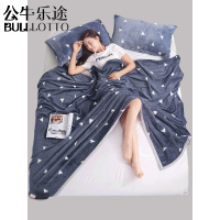 公牛乐途2021冬季法兰绒毛毯被子加厚保暖珊瑚绒床单女午睡小毯子单人学生宿舍