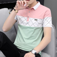 公牛乐途2021新款短袖男士T恤夏季纯棉衬衫领半袖polo衫韩版潮流体恤上衣服t桖