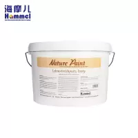 海摩儿(hammel)天然陶土艺术质感涂料 水性涂料 象牙白亚光 5L 德国原装进口