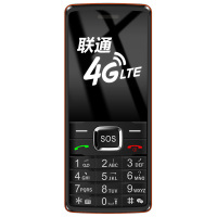 守护宝（上海中兴）K188 暮光黑 联通4G 直板按键 超长待机 老人手机 学生备用功能机