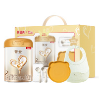 贝因美菁爱较大婴儿配方奶粉(6-12个月,2段)400g罐装含珍稀乳铁蛋白