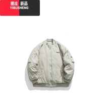 YIBUSHENG美式工装棒球棉服女季加厚2023年新款设计感机车夹克外套棉袄