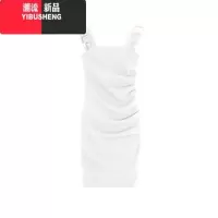 YIBUSHENG法式高级感白色连衣裙女气质名媛性感收腰显瘦无袖吊带包臀短裙子