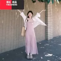 YIBUSHENG装搭配一整套时尚韩系穿搭初恋清纯甜美多巴胺连衣裙子两件套装