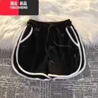 YIBUSHENG季休闲运动短裤女可外穿跑步居家显瘦韩版百搭宽松热裤大口袋