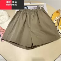 YIBUSHENG工装休闲裤女季薄款宽松港风复古chic小个子直筒阔腿裤五分裤子