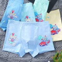 儿童内裤男童棉平角裤卡通奥特曼宝宝小孩学生中大童男童短裤男威珺