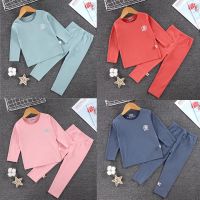 儿童德绒内衣套装宝宝保暖无痕秋衣秋裤男女童睡衣家居服婴儿衣服 威珺