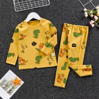 儿童棉家居服男女童秋装秋衣秋裤婴儿睡衣长袖长裤莱卡宝宝套装 威珺