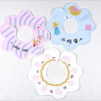 婴儿360度旋转口水巾纱布夏季薄款防水绵柔巾宝宝围嘴吸汗巾棉威珺