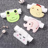 宝宝吸汗巾婴儿童棉隔汗巾刺绣加大号成人幼儿园垫背巾0-3-6岁威珺