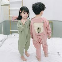 婴儿睡袋儿童秋冬加厚款连体睡衣男女童睡袋男女宝宝分腿防踢被威珺