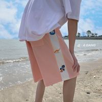 夏季防冰丝短裤男潮流宽松薄款篮球运动五分休闲裤子男士嘻哈沙滩裤聿垣格