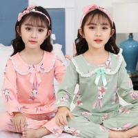 儿童睡衣公主春秋季长袖薄款棉宝宝小女孩女童家居服精梳棉套装聿垣格