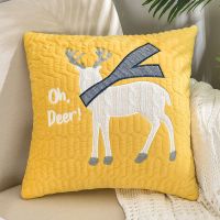 抱枕靠枕靠垫抱枕套沙发客厅办公室腰靠北欧毛绒午睡床头汽车护腰涡曼