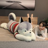 哈士奇二哈狗狗公仔抱枕毛绒玩具玩偶女生生日儿童玩具布娃娃涡曼