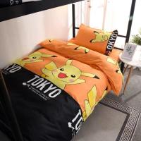 [被套+枕套+床单]亲肤水洗棉单人三件套床上用品学生宿舍上下铺涡曼