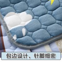 加厚法兰绒床垫学生单人宿舍榻榻米床垫子打地铺双人床褥海绵护垫涡曼