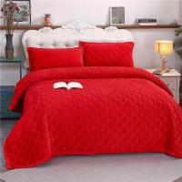 水晶绒毛毯床单ab版色保暖法兰绒床盖加厚绒毯双人床冬季防滑毯涡曼