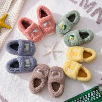 亲子款儿童棉拖鞋男童包跟女童保暖软底卡通ins可爱家居宝宝棉鞋威珺