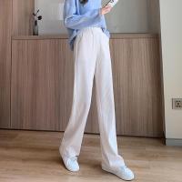 雪尼尔阔腿裤女秋冬加绒加厚宽松垂坠感直筒裤小个子灯芯绒休闲裤聿垣格