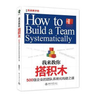 【新华书店】正版 我来教你搭积木：500强企业的团队系统化构建之道韩增海北京大学出版社9787301222089 书籍