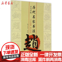 【新华书店】正版 历代名家书法水写字帖（赵.习字巩固篇:D3学段）王洪义吉林美术出版社9787557521066 书籍