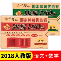 [新华书店]正版 期末冲刺100分期末冲刺优选卷一年级语文下聂聪聪9787530876305天津科学技术出版社 书籍