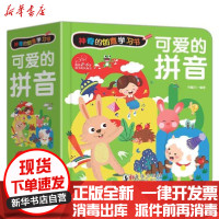 [新华书店]正版 神奇的创意学习书•可爱的拼音(精)/神奇的创意学习书书魔方海豚出版社9787511052353 书籍