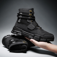 BOMINA男靴马丁靴男2021秋冬季新款英伦风靴子男时尚潮流韩版复古