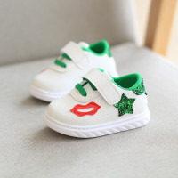 BOMINA男女童鞋小白鞋2021年春季款透气板鞋中大童防滑软底休闲鞋韩版女孩跑步鞋小童宝宝鞋子0-1岁婴儿鞋