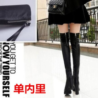BOMINA[超显瘦 女] 高跟性感长筒靴子过膝女长靴潮粗跟高筒靴