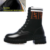 BOMINA网红新款ins女学生韩版靴子冬加绒厚底chic机车靴