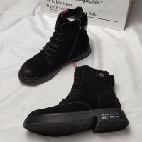 BOMINA断码清仓特价专柜品牌尾货靴子女韩版女真皮头层牛皮女学生韩版英伦风短筒靴女潮