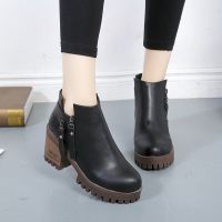 BOMINA女英伦风2021新款透气百搭款单靴子女鞋网红冬季女