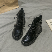 BOMINA女英伦风ins韩版学生百搭2021新款chic短筒秋季机车子