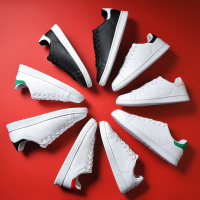 小白鞋2021年春季新款厚底内男鞋真皮休闲情侣潮流百搭