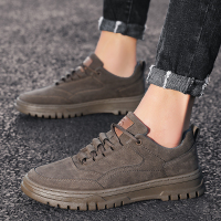 马丁靴男英伦风2021年春季薄款百搭平底短靴休闲户外靴子透气正装皮鞋