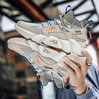 男鞋2021新款季飞织袜子鞋高帮男鞋韩版潮流百搭网红老爹鞋男