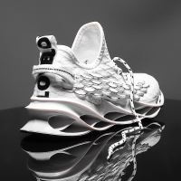 男鞋白色大码2021新款橡胶夏季跑步休闲百搭网鞋刀锋鞋运动鞋潮鞋