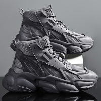 aj男鞋秋冬季2021新款高帮鞋韩版潮流百搭篮球运动潮牌增高老爹鞋