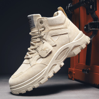 马丁靴男秋冬季韩版高帮潮鞋英伦工装鞋百搭潮流男靴子休闲男鞋子