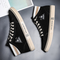 高帮鞋男士2021秋冬季新款韩版潮流百搭皮面运动袜子鞋休闲鞋子男