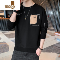 YANXU男士长袖t恤潮流宽松潮牌ins小衫2023年新款体恤上衣服卫衣