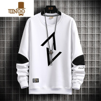 YANXUt恤男长袖韩版潮流初高中生学生打底衫薄款青少年潮牌卫衣