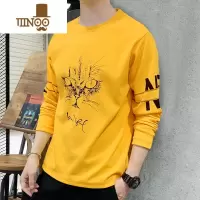 YANXU长袖t恤男2023秋季新款潮流ins卫衣打底衫韩版上衣服修身男装秋装