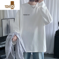 YANXU长袖T恤男士潮流宽松百搭打底衫ins潮牌港风卫衣上衣服